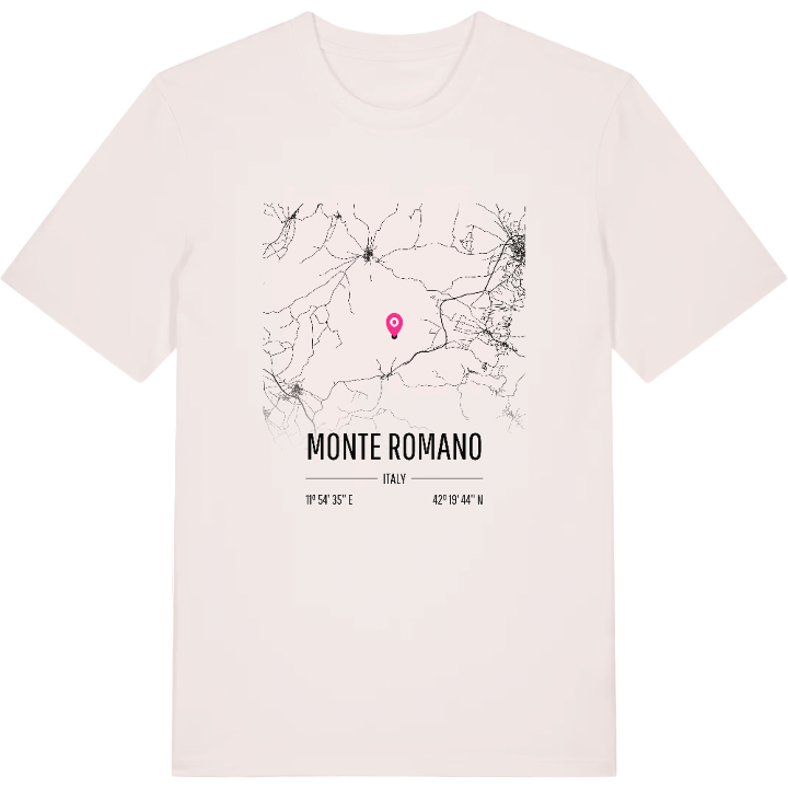 Monte Romano map t-shirt – t-shirt from PinShirt