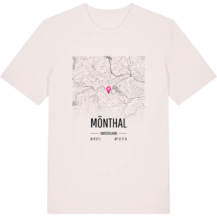 Mönthal map t-shirt – t-shirt from PinShirt