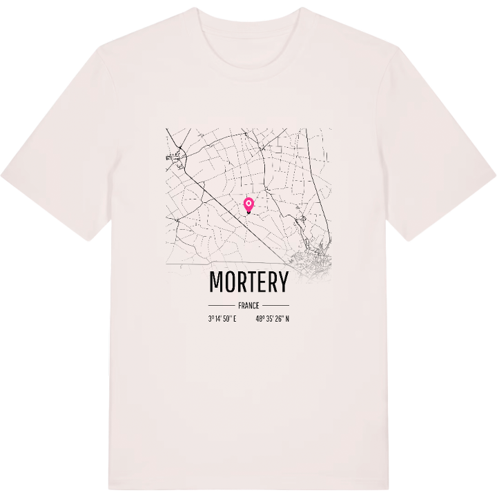 Mortery map t-shirt – t-shirt from PinShirt