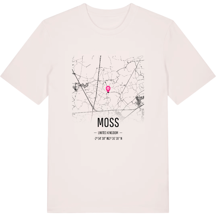 Moss map t-shirt – t-shirt from PinShirt