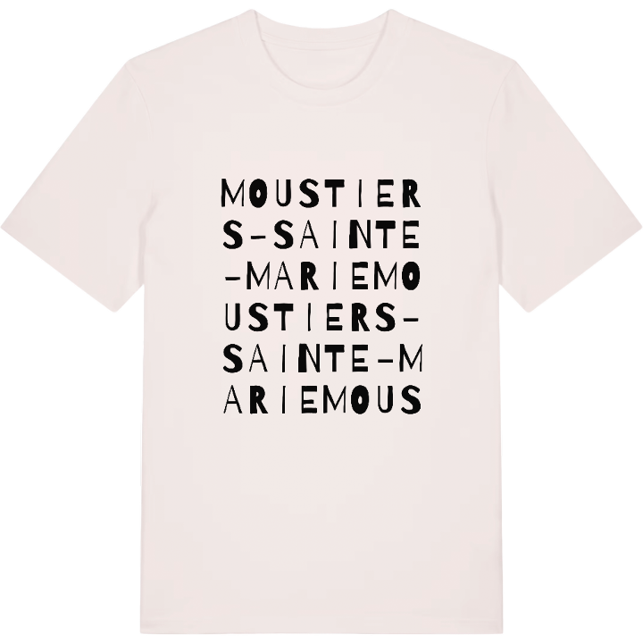 Moustiers-Sainte-Marie wordplay t-shirt – t-shirt from PinShirt
