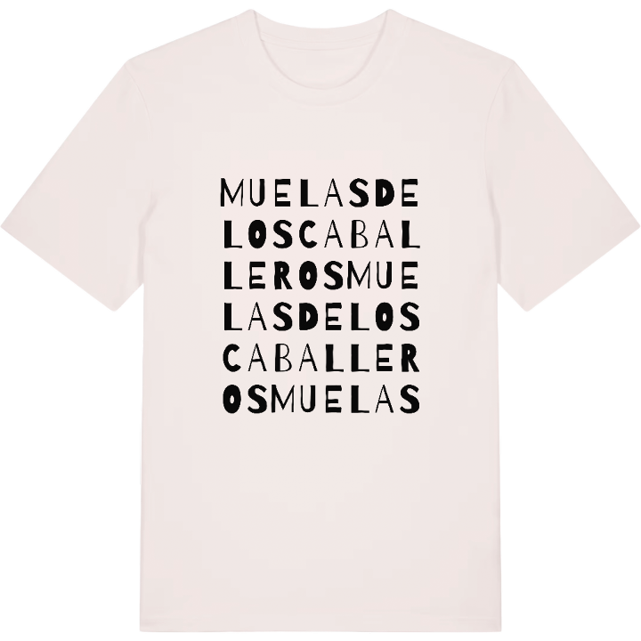 Muelas de los Caballeros wordplay t-shirt – t-shirt from PinShirt