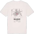 Mulhouse map t-shirt