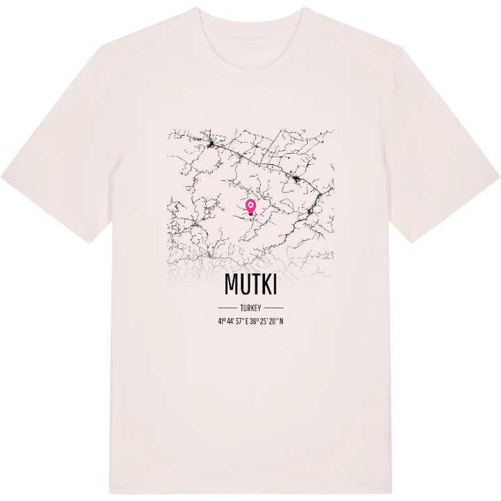 Mutki map t-shirt – t-shirt from PinShirt