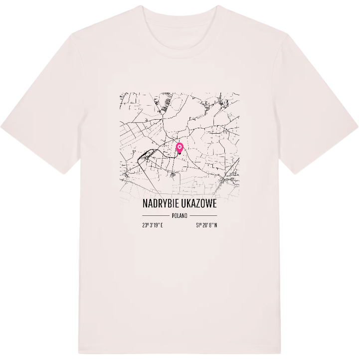 Nadrybie Ukazowe map t-shirt – t-shirt from PinShirt