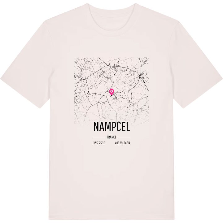 Nampcel map t-shirt – t-shirt from PinShirt
