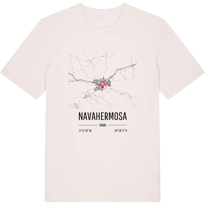 Navahermosa map t-shirt – t-shirt from PinShirt