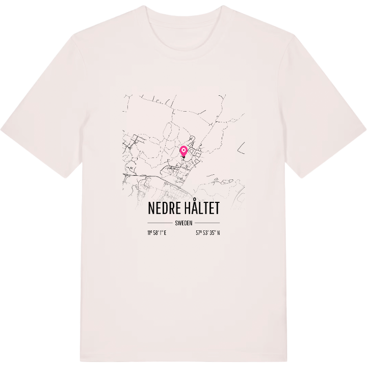 Nedre Håltet map t-shirt – t-shirt from PinShirt