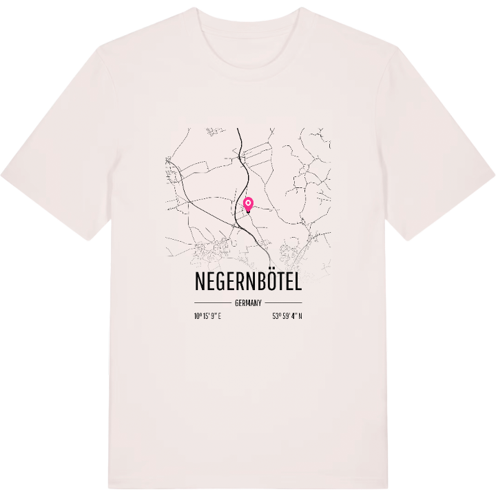 Negernbötel map t-shirt – t-shirt from PinShirt