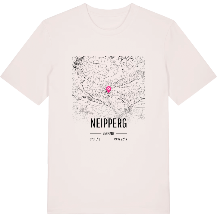 Neipperg map t-shirt – t-shirt from PinShirt