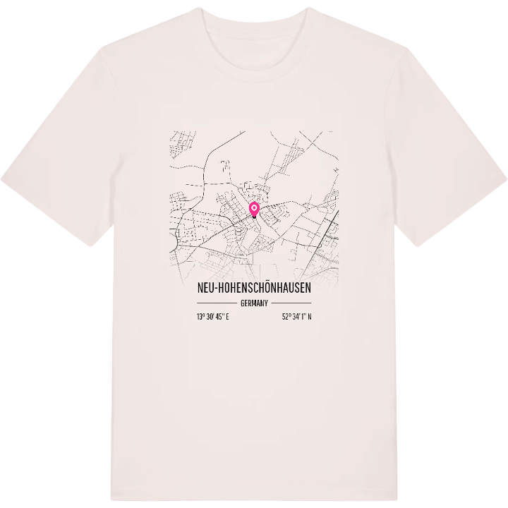 Neu-Hohenschönhausen map t-shirt – t-shirt from PinShirt