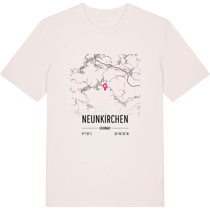 Neunkirchen map t-shirt – t-shirt from PinShirt