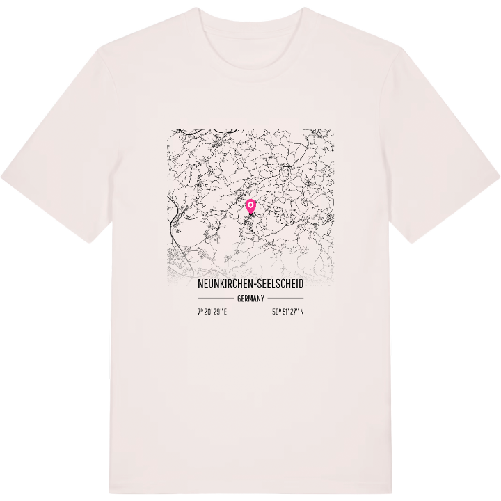 Neunkirchen-Seelscheid map t-shirt – t-shirt from PinShirt