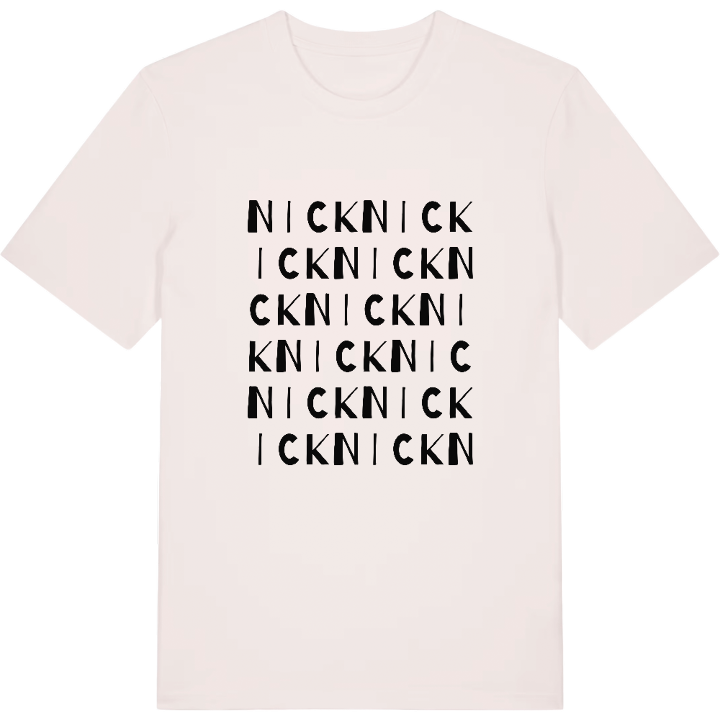 Nick wordplay t-shirt – t-shirt from PinShirt