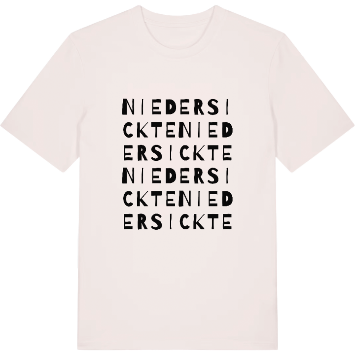 Niedersickte wordplay t-shirt – t-shirt from PinShirt