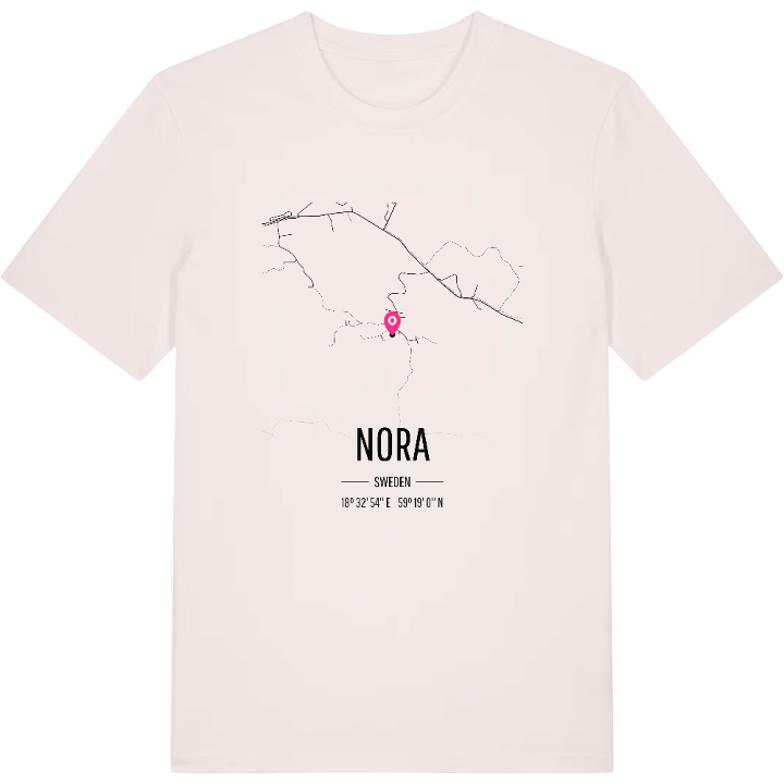 Nora map t-shirt – t-shirt from PinShirt
