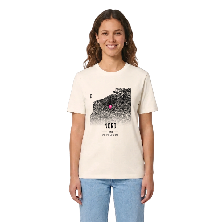 Nord map t-shirt – t-shirt from PinShirt