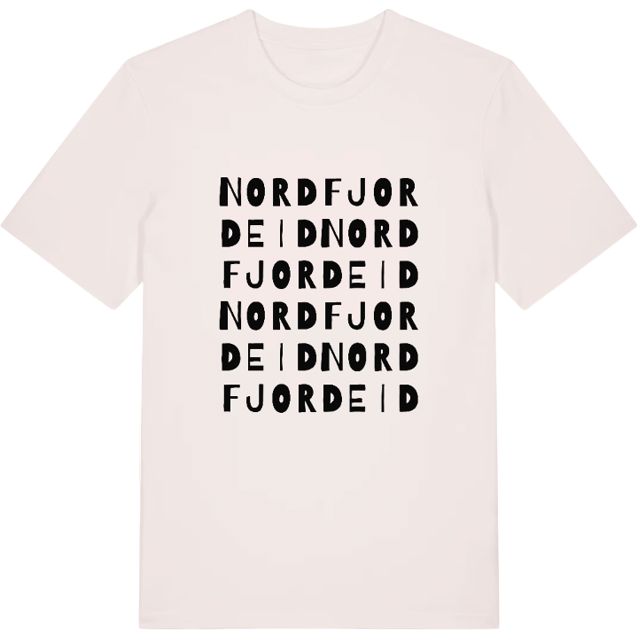 Nordfjordeid wordplay t-shirt – t-shirt from PinShirt