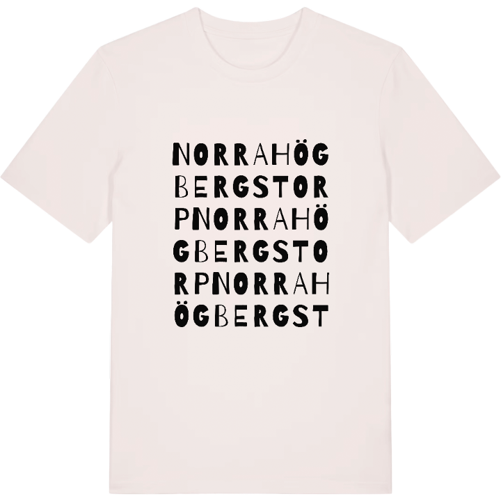 Norra Högbergstorp wordplay t-shirt – t-shirt from PinShirt