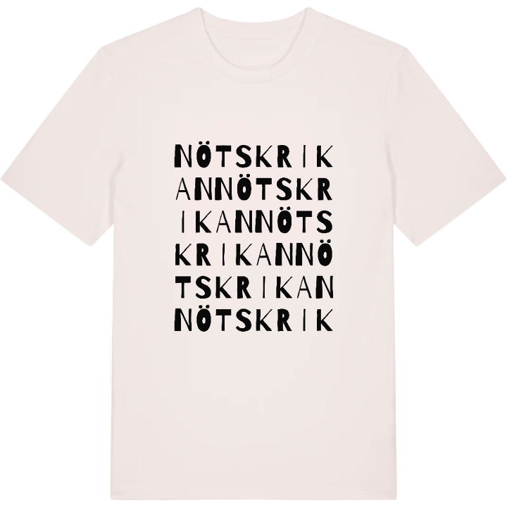 Nötskrikan wordplay t-shirt – t-shirt from PinShirt