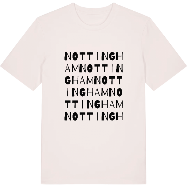 Nottingham wordplay t-shirt – t-shirt from PinShirt