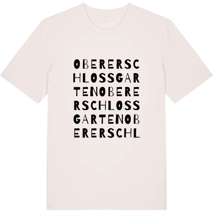 Oberer Schlossgarten wordplay t-shirt – t-shirt from PinShirt