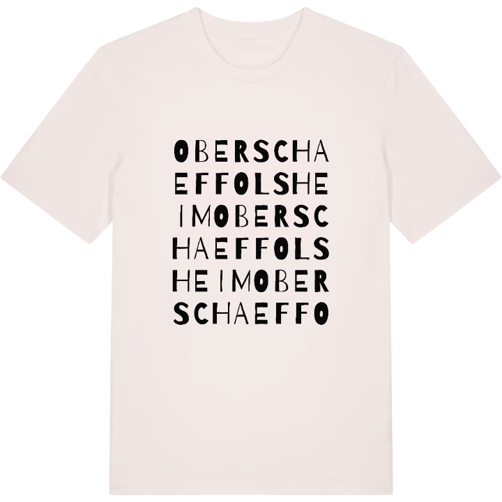 Oberschaeffolsheim wordplay t-shirt – t-shirt from PinShirt