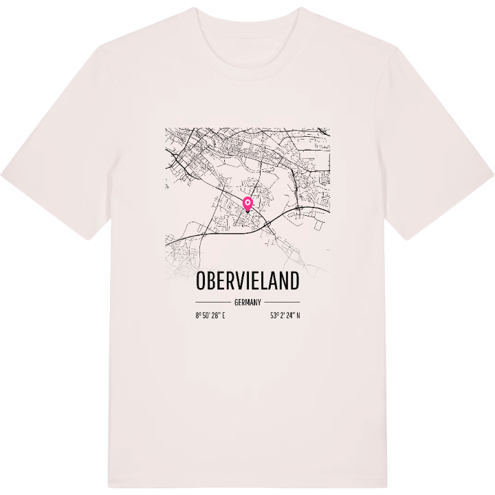 Obervieland map t-shirt – t-shirt from PinShirt