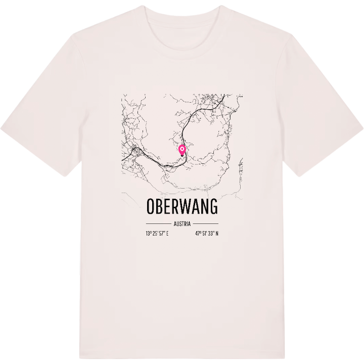 Oberwang map t-shirt – t-shirt from PinShirt