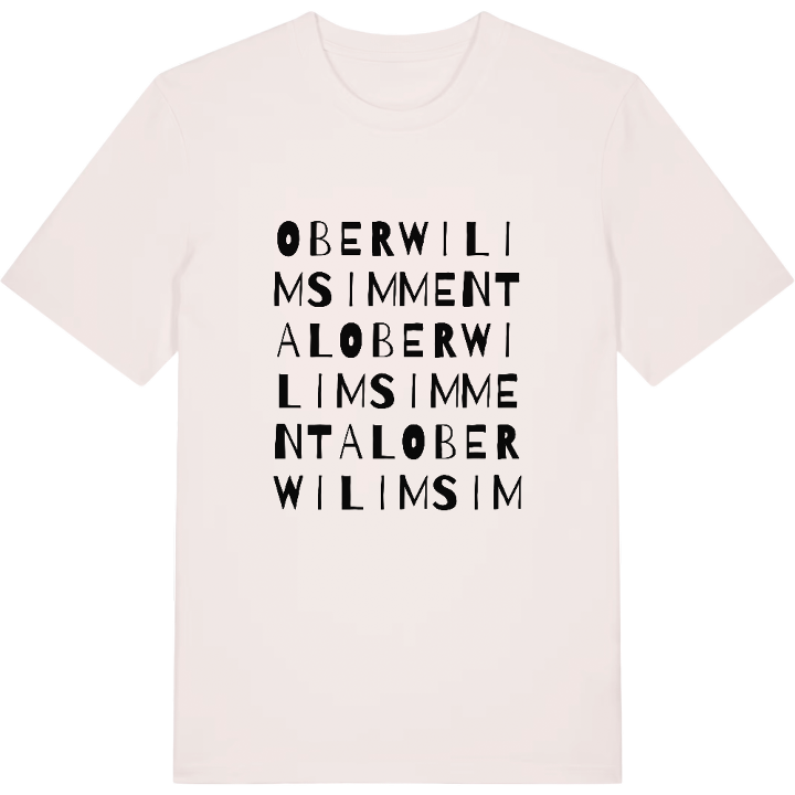 Oberwil im Simmental wordplay t-shirt – t-shirt from PinShirt