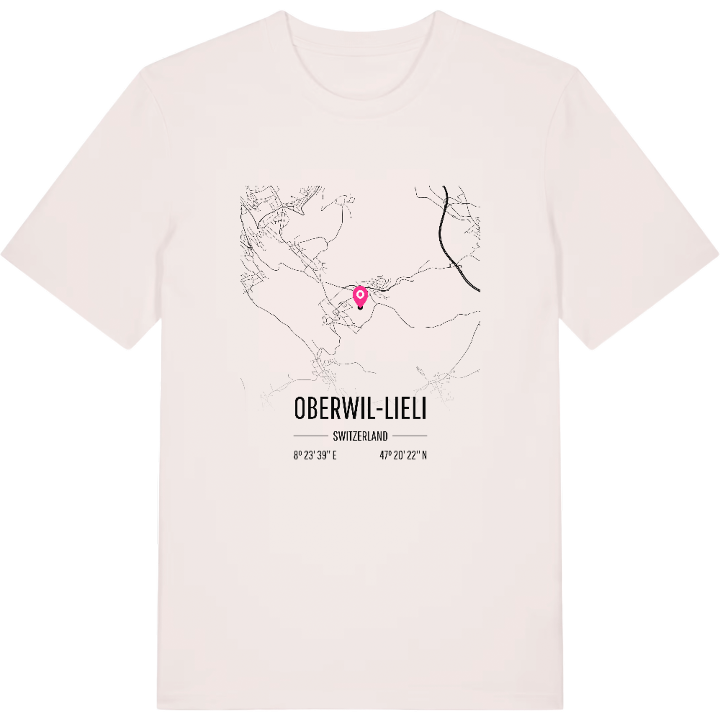 Oberwil-Lieli map t-shirt – t-shirt from PinShirt