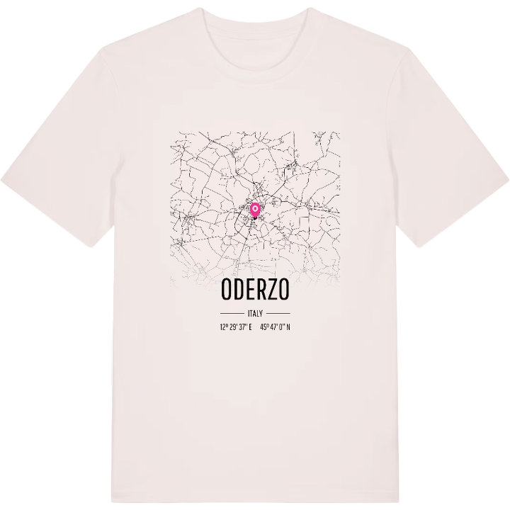 Oderzo map t-shirt – t-shirt from PinShirt