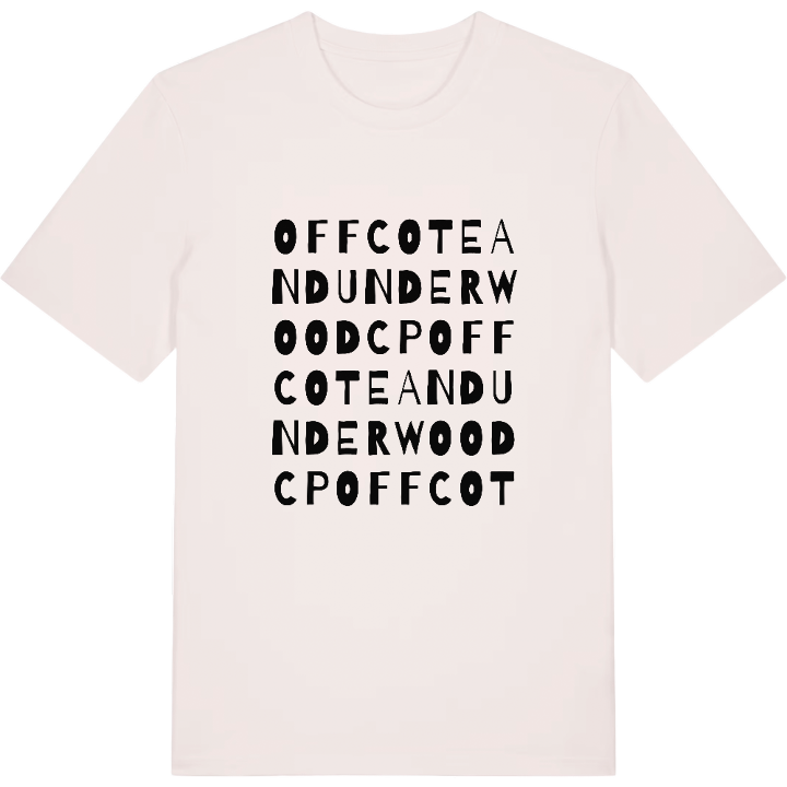 Offcote and Underwood CP wordplay t-shirt – t-shirt from PinShirt