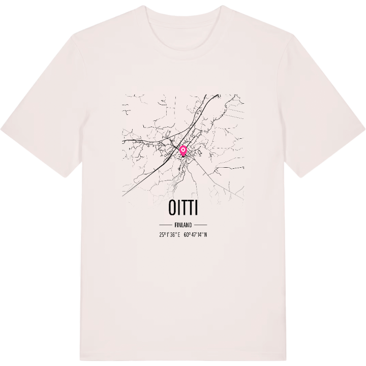 Oitti map t-shirt – t-shirt from PinShirt