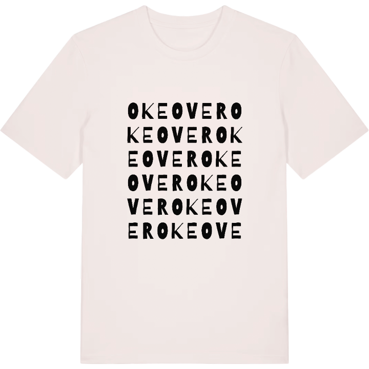 Okeover wordplay t-shirt – t-shirt from PinShirt