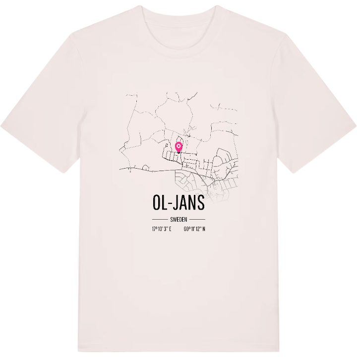 Ol-Jans map t-shirt – t-shirt from PinShirt