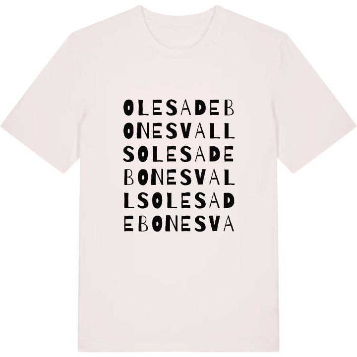 Olesa de Bonesvalls wordplay t-shirt – t-shirt from PinShirt