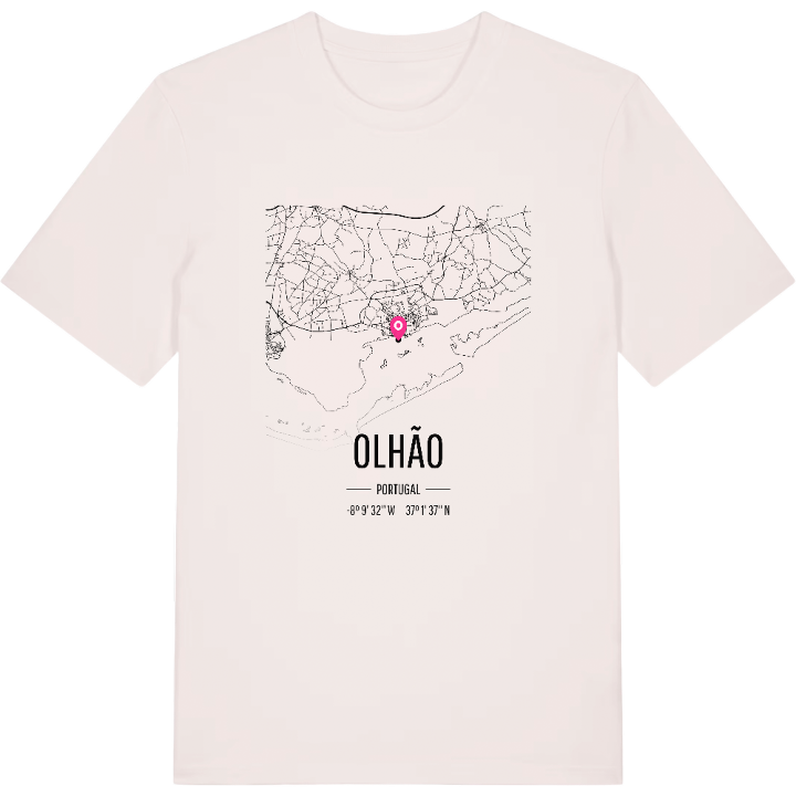 Olhão map t-shirt – t-shirt from PinShirt