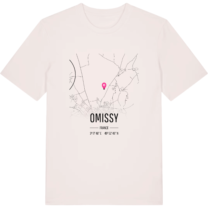 Omissy map t-shirt – t-shirt from PinShirt