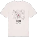 Orange karta t-shirt
