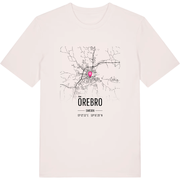 Örebro map t-shirt – t-shirt from PinShirt
