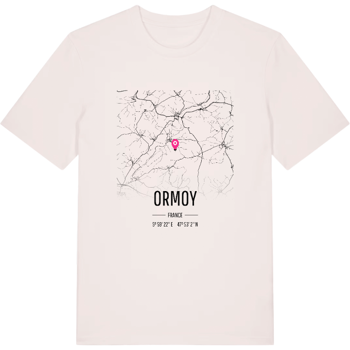 Ormoy map t-shirt – t-shirt from PinShirt