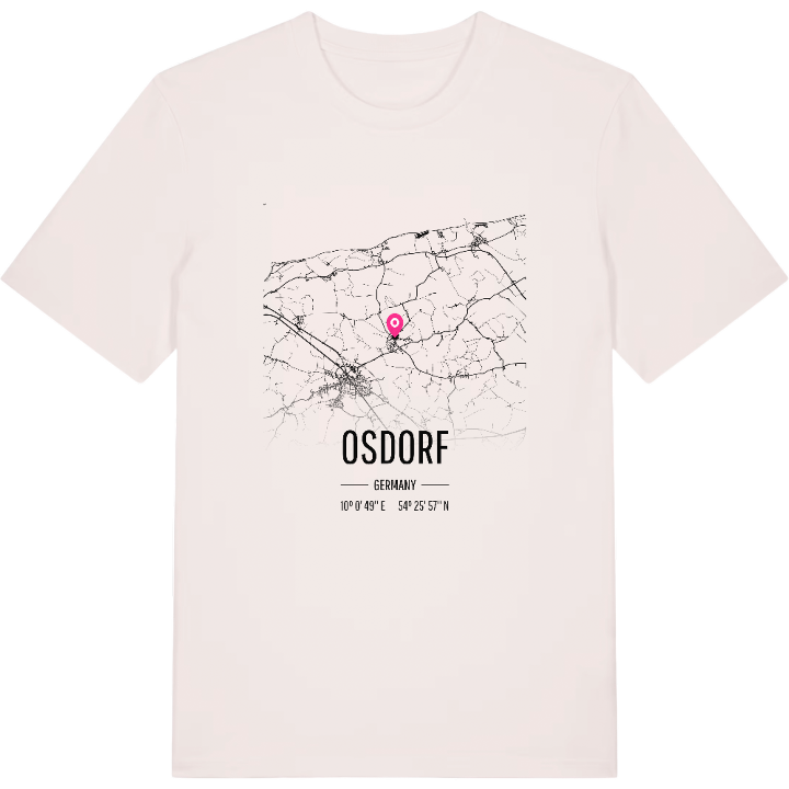 Osdorf map t-shirt – t-shirt from PinShirt