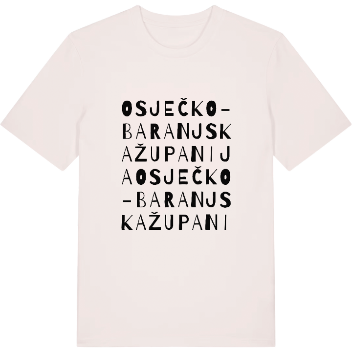 Osječko-baranjska županija wordplay t-shirt – t-shirt from PinShirt