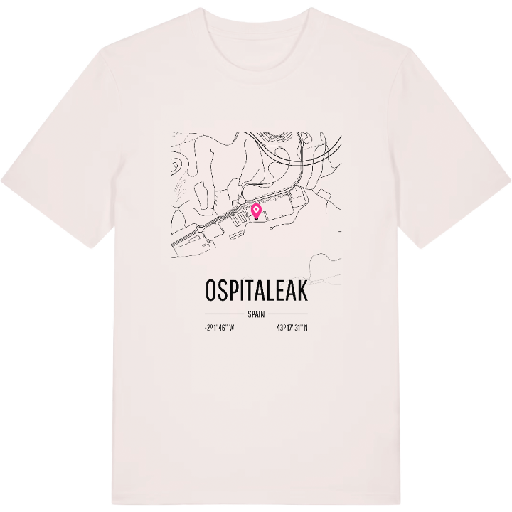 Ospitaleak map t-shirt – t-shirt from PinShirt