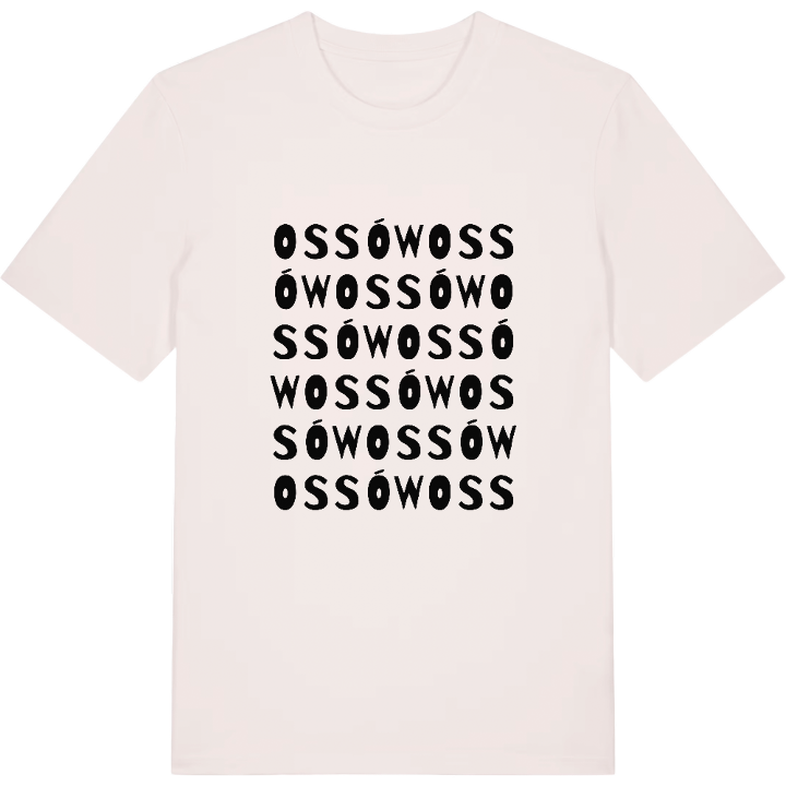 Ossów wordplay t-shirt – t-shirt from PinShirt