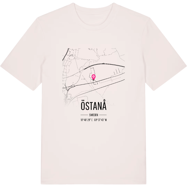 Östanå map t-shirt – t-shirt from PinShirt