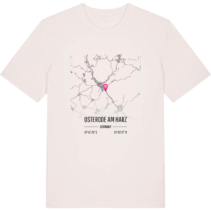 Osterode am Harz map t-shirt – t-shirt from PinShirt