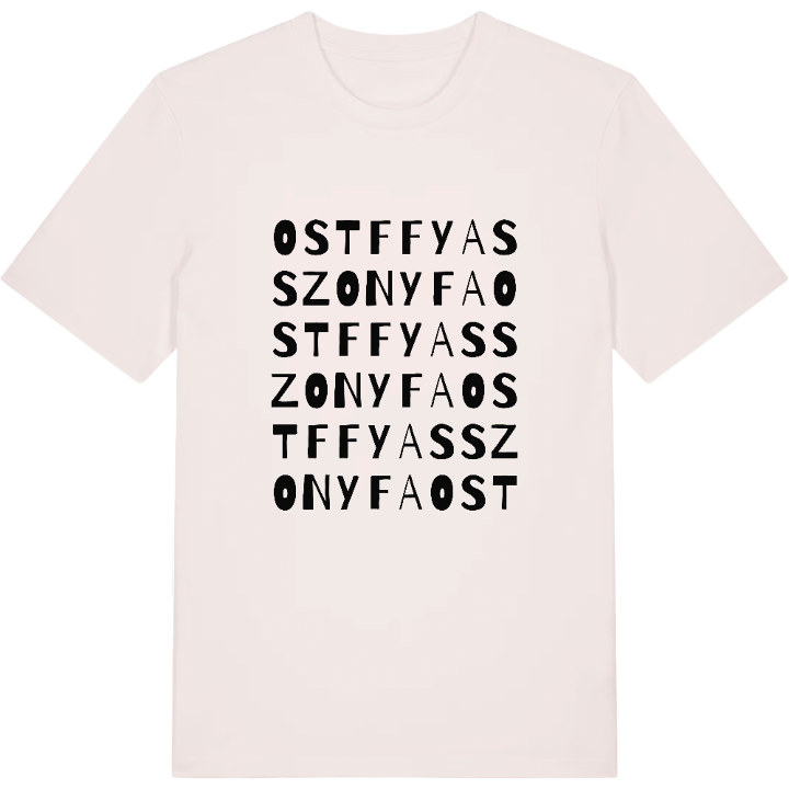 Ostffyasszonyfa wordplay t-shirt – t-shirt from PinShirt