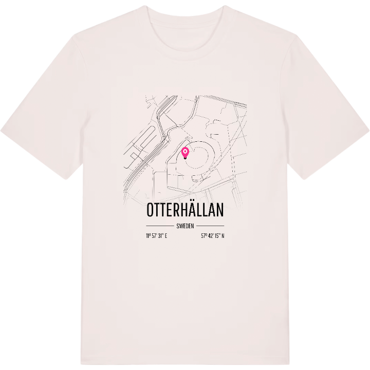 Otterhällan map t-shirt – t-shirt from PinShirt